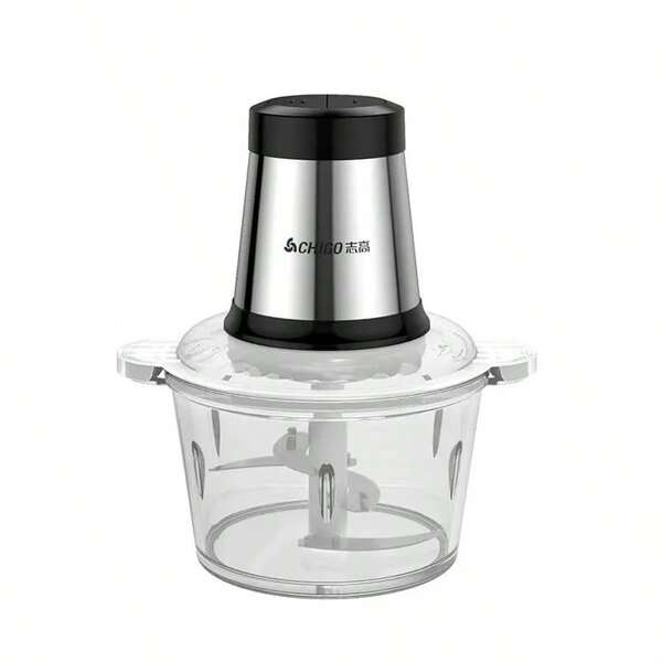 Electric Food Chopper Food Processor, 1.8L Glass Bowl Grinder For Meat, Vegetables, Fruits And Nuts Stainless Steel Motor Unit And Sharp Blades, 300W Food Processor Meat Grinder Mini Electric Food Chopper For Food, Meat , Onions, Vegetables