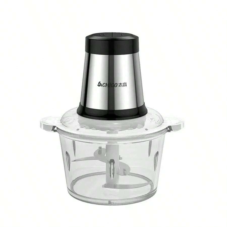 Electric Food Chopper Food Processor, 1.8L Glass Bowl Grinder For Meat, Vegetables, Fruits And Nuts Stainless Steel Motor Unit And Sharp Blades, 300W Food Processor Meat Grinder Mini Electric Food Chopper For Food, Meat , Onions, Vegetables