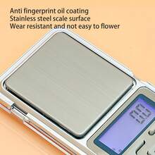 Multifunctional Digital Scale, Portable Electronic Jewelry Scale, Electronic Carat Scale With One-Key Unit Conversion (Carat/Ounce/Pound), 0.01g Precision, Built-In Lighting And Tare, Stainless Steel Platform, 2*AAA Battery Powered (Batteries Not Included), Suitable For Home, Office, Travel, Construction - Multicolor - View 6