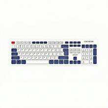 Acer Teclado con cable OAK920 - Teclado de oficina ultra silencioso con diseño ergonómico | Teclas resistentes al desgaste grabadas con láser | 19 accesos directos multimedia | Conexión USB Plug & Play anti-interferencias | Perfecto para programación, escritura y entrada de datos - Azul marino profundo - Ver 2