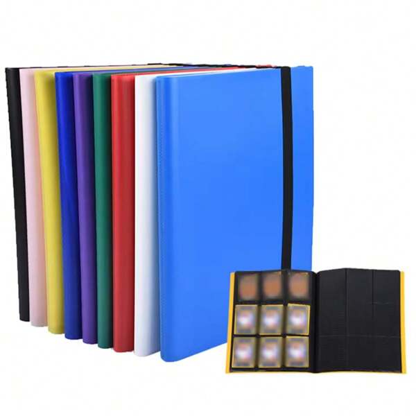 Vorinclex Card Binder 9 Pocket 360 Pockets Storage Card Book ,Trading Card Album,Side Loading Card Collection Folder For PTCG /YGO /Photo /Game Cards Card Collection Favorite Gift
