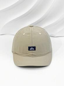1 Stück Retro amerikanischer Stil Baseball Kappe mit kurzem Schirm, schnelltrocknender Outdoor Sport Sonnenhut für Herren, Sommer