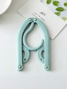 彩色旅行衣架，便携式可折叠衣架，轻便，节省空间的晾衣架，衣架，旅行衣架，旅行配件，适合商务旅行，适合度假，可折叠婴儿衣服晾衣架 - 彩色 - 查看 12