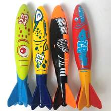 1/3/4/6/12件装游泳池玩具，夏季潜水玩具，水下潜水游戏草坪玩具，游泳憋气练习工具，儿童夏季游泳池鲨鱼形潜水玩具，水下抓取游戏玩具，夏季潜水池沉水圈套装，游泳池玩具，儿童玩具，游泳池，游泳池玩具，沙滩玩具 - 彩色 - 查看 18