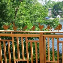 Rustic Metal Bird Decoration, Lifelike Rusty Small Birds Garden Decor Set, Suitable For Garden, Christmas Yard Decoration - Rusty Bird - View 6