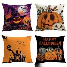 Cross-Border Halloween Pillow Exploded Linen-Shaped Square Pillow Comfortable On Pillow Arm - 39 - View 4