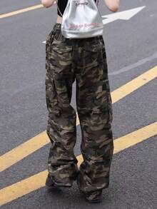 Women Fashion Casual Everyday Long Pants With Design - Multicolor - View 2