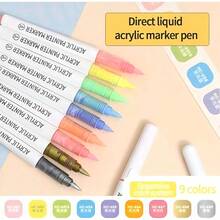 1支装126色丙烯马克笔，软头，适合学生使用，不透明，可混色，高品质美术用品，适合DIY，返校礼物