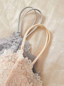 5 ENSEMBLES Ensemble lingerie pour femmes avec Top tube en dentelle et culotte à bretelles. Équipé d'un coussinet de poitrine, soutien-gorge anti-exposition, confortable sans rebord, fine bretelle. Ensemble de lingerie sous-vêtements.