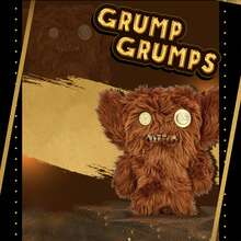 ZURU Gold Fuggs, Funny Ugly Monster, Plush, Collectible, Toy (Grumps - Eyes) - Grumpy Grumps - View 2