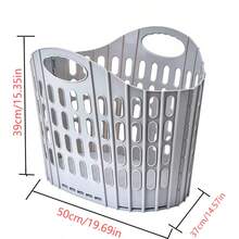 1/2-częściowy, nowoczesny, składany kosz na pranie – przenośny, montowany na ścianie, wyjmowany, wielofunkcyjny, oszczędzający miejsce organizer na brudne ubrania, dwa rozmiary do wyboru, wytrzymały, kwadratowy kosz na pranie z polipropylenu, przechowywanie w domu i łazience, składany kosz na pranie.