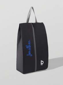 1 pièce Sac de rangement pour chaussures brodé personnalisé, sac de voyage portable grande capacité pour chaussures, housse de voyage et d'affaires pour chaussures, organisateur de chaussures de sport et de pantoufles, étui à chaussures imperméable et anti-poussière, convient à un usage quotidien, excellent cadeau pour la famille, les amis, les mères, les pères, peut être utilisé pour la fête des mères, la fête des pères, la Saint-Valentin, la fête des infirmières, Noël, anniversaire