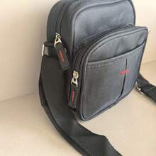 Shoulder Bag Unisex Shoulder Bag Side Fanny Pack 11926 - Black - View 3