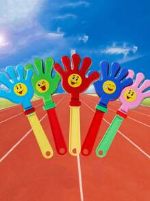 1/5/10pcs Colorful Clapping Hand Noise Maker, Game Cheering Supplies, Noisemaker Toys