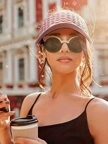 1 pezzo Cappello da sole multifunzionale da donna per escursioni e attività all'aperto, berretto da baseball senza tesa, cappello da sole estivo e primaverile per sport all'aperto con protezione dai raggi UV