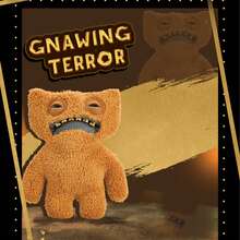 ZURU Monstruo de peluche dorado, divertido y feo, coleccionable, juguete (Terror masticador - Dientes) - Terror roedor - Ver 2