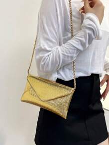 Women's Fashion Simple Versatile One Shoulder Diagonal Crossbody Envelope Bag, Solid Color Large Capacity Suitable For Shopping, Wallet, Shopping, Young Women, College Students, Newcomers, White-Collar. Ideal For Office, University, Work, Business, Commute, Outdoor Activities, Travel And Excursion