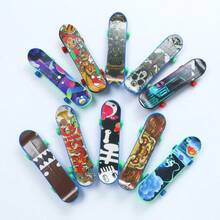 6/12/48PCS Finger Skateboard Set, Professional Mini Finger Skateboard Fever, Desktop Finger Skateboard Puzzle Stress Reduction Toys, Birthday Party Gift, Gift Bag Filler, Pinata Filler, Random Color