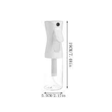 1pc High Pressure Continuous Spray Bottle, 200ml/300ml/500ml Plastic White/Black Refillable Bottle, Suitable For Festive Makeup, Beauty, Hair Care, Skin Care, Moisturizing, Gardening, Pet Care Disinfection And Various Liquids,Back To School,Travel Holiday Essentials,Hair Accessories For Women
