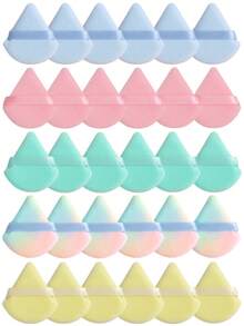 三角形天鹅绒粉扑 5/10/20/30/50/100个装，采用超柔软天鹅绒材质，专为修容、眼部和眼角设计，适合所有肤质。化妆品、平价、房间装饰、梳妆台、旅行、卧室、化妆配件、粉扑、美妆蛋、粉扑、化妆海绵、平价、圣诞礼物、化妆品、化妆工具、便宜货、礼物、女士礼物、圣诞礼物、赠品、旅行、便宜货、旅行必备 - 彩色 - 查看 9