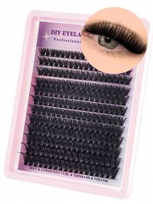 240/216/192 件睫毛簇 200D/180D/仙女蓬松单根睫毛 D 卷曲簇睫毛延长 8-18 毫米纤细 DIY 睫毛延长浓密假睫毛簇适合初学者睫毛簇、睫毛簇、单根睫毛、睫毛、假睫毛 - 彩色 - 查看 13