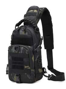 Multi-Function Sports Chest Bag, Outdoor Sports Sling Bag, Crossbody Bag With Multiple Pockets, Suitable For Hiking, Trekking, Camping And Various Outdoor Activities