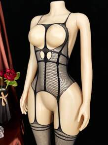 Sexy Lingerie For Women,Sexy Women'S Lingerie - Women'S Novelty Clothing See-Through Fishnet Tights, Open-Chested Feminine Jumpsuits, Open Fishnet Stockings Body Stockings, Women'S Sexy Lingerie, Suitable For Valentine'S Day Gifts/Anniversary Gifts/Confident Night