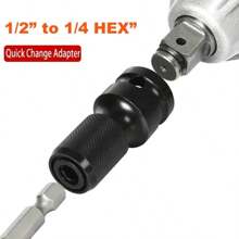 Electric Wrench Converter Head Hexagonal 1/2 To 1/4 Converter Wrench Impact Socket Adapter Electric Accessories