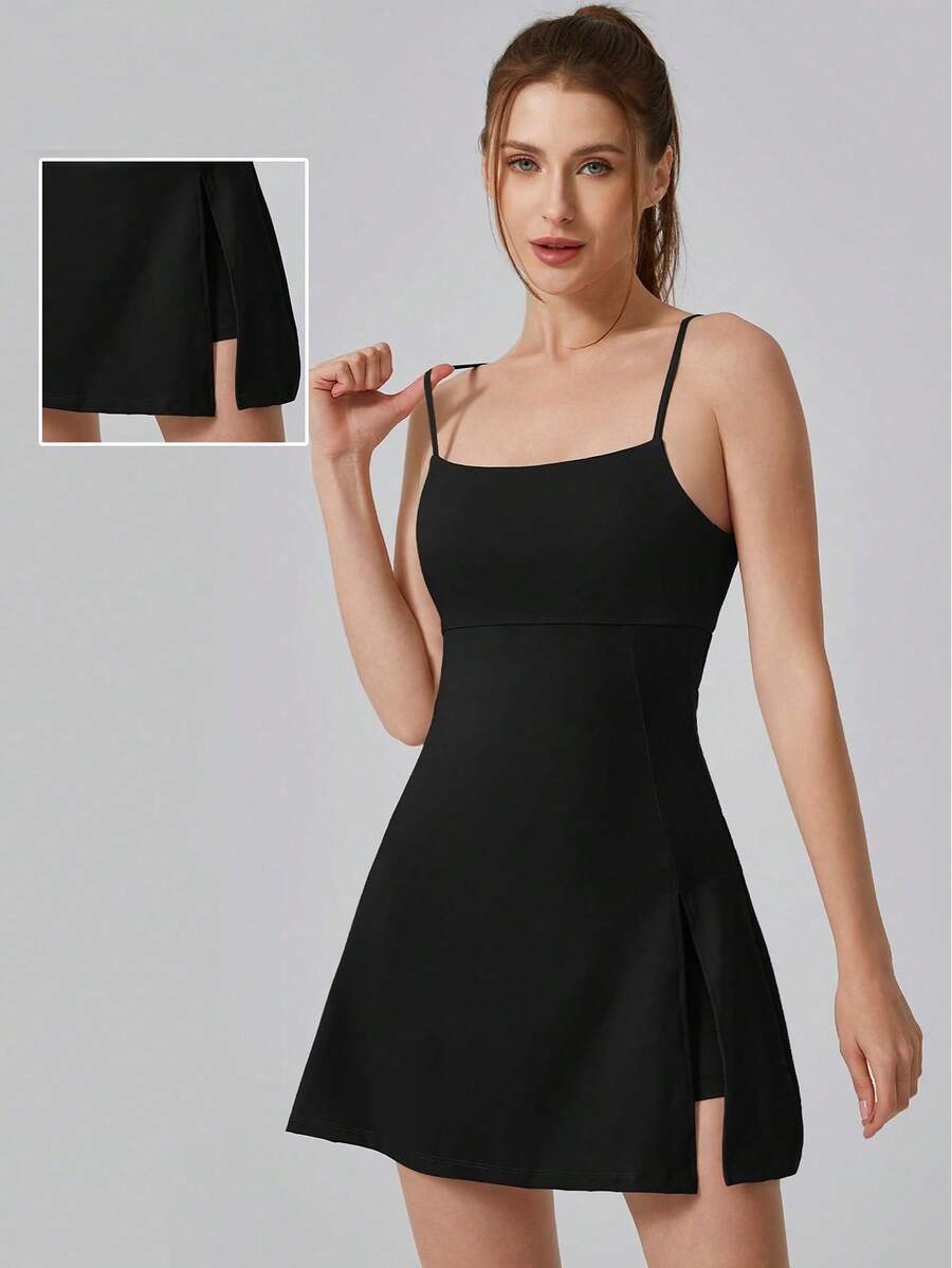 NcmRyu 女士防滑篮球运动透气短裙连衣裙