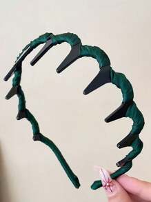 3pcs/2pcs/1pc Women Solid Color Handmade Fabric Wrapped Headband, Suitable For Washing Face With Teeth, Elastic Band, Elegant Quality Comfortable Non-Slip Hair Hoop, New French Hair Accessories Headbands Hairband, Zig Zag Headband ,Makeup Headband