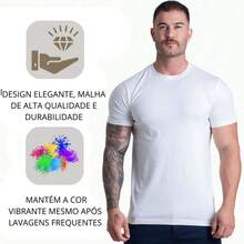 Men's Basic T-Shirt Egyptian Cotton With Elastane Solid Colors - 米色 - 查看 2