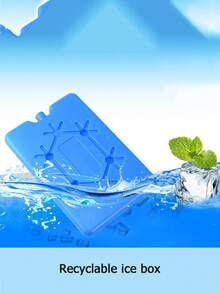 2pcs/3pcs,4/Pcs Ice Pack, Suitable For Lunch Boxes - Reusable Ultra-Thin Freezer Packs - Long-Lasting Refrigerated Packs, Ice Cube, Used For Refrigeration To Keep Food Fresh And Cool In Lunch Boxes And Breast Milk Bags - Multicolor - View 1