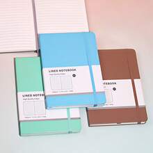 Macron Mehrfarbiger gebundener Terminkalender mit horizontalen Innenseiten, unerlässlich für Studentenfeiern, Lernmaterialien, zur Aufzeichnung von täglichen Studienplänen, Klassenplanung, Geschenke für Lehrer und Schüler, Schulmaterial, Rückkehr zur Schule