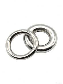 1 Piece Large Guage Septum Piercing Nose Rings 12G/2mm To 00G/10mm 316L Stainless Steel Hinged Clicker Septum Rings Seamless Nose Ring Hoop Ear Piercing Earlobe Piercing Circle Earring Helix Earweight For Women Men Female Piercing Body Jewelry