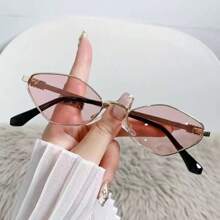 1 unisex klassische Metallbrille mit geometrischem Design und gemusterten Bügeln, geeignet für Laufsteg, Straßenfotografie, Dates, Alltag und Reisen