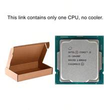 intel Intel Core I5 10400f Cpu Processor, Six-core Twelve-thread, 2.9ghz, 65w, 12m Lga 1200, Without Fan