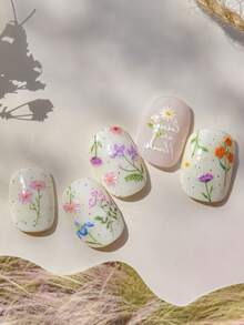 Hình dán móng tay hình cánh bướm thanh lịch - Tự dính, không mùi, thích hợp để trang trí tay và chân, thiết kế duyên dáng, dễ sử dụng. - Nhiều màu - Xem 5