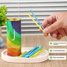 14pcs Drain Plug, Powerfully Deodorizing Drain Cleaner Rod, Suitable For Removing Odor And Clogged Objects In Kitchen And Bathroom Sinks, Toilets, And Pipes, Multi-Functional Household Cleaning Tool
