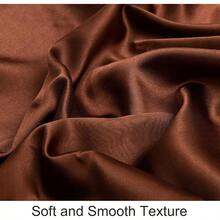 2 PCS  Silk Satin Toddler Pillowcases - Super Soft And Silky 14x20 Pillow Covers - Envelope Closure Purple Cooling Travel Pillow Cases For Nursery, Kids, Boys And Girls, 14 X 20 Inches - 棕色 - 查看 2