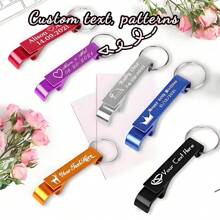 Custom Creative Multifunctional Aluminum Alloy Beer Bottle Opener Key Chain-Custom Mini Can Opener, Metal Material, Portable, Suitable For Outdoor And Indoor Use, Outdoor Equipment|Modern Key Chain| Metal, Custom Beer Accessories,Multi-Functional,Adjustable, ,Ornamental,Reusable,Exquisite,Adorable,High-Quality,Modern,Colorful,Cute,Comfortable,Stylish,Custom,Personalized,Unique,Ideal Gifts For Him,Ideal Gifts For Her,Boyfriend,Girlfriend,Dad,Mom,Family,Friends,Son,Daughter,Office,Tea Room,School,Home,Home Refresh