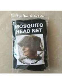 1 pezzo Cappello da pesca da esterno con rete anti-zanzare in nylon staccabile - Copertura traspirante con protezione solare, adatto per uomo e donna, rete anti-insetti per escursionismo e campeggio, compatibile con tutti i cappelli, impermeabile agli insetti | Copricapo ventilato | Rete resistente