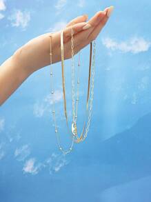 1pc Handmade Ceramic Ocean Sea Shell & Starfish Charm Necklace For Women, Random In Color And Shape