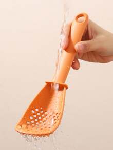 1pc Kitchen Multifunctional Rice Spoon, Food Strainer, Household Draining Ladle, Potato Masher And Presser Tool - Multicolor - View 10