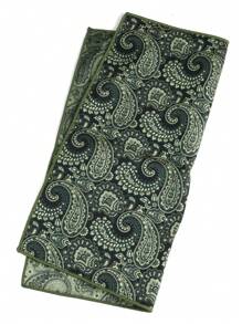 ZLQ&GOU 1pc Fashion Men's Handkerchief, Paisley Pattern Pocket Square, Contrast Color Woven Handkerchief Suitable For Wedding, Party, Formal Occasions, Gentlemen's Suit Decoration