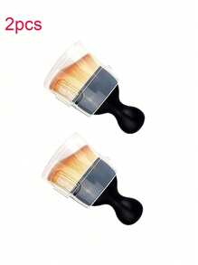 2pcs Car Interior Dust Brush, Auto Detailing Brush, Soft Bristles Car Cleaning Brushes, Tool For Air Conditioner Vents, Leather, Computer, Scratch Free, Car Interior Accessories,It Is Suitable For Dust Removal Of Car Interiors, Nail Art, Keyboards, Etc