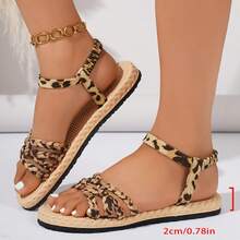 Leopard Print Bohemian Woven Beach Festival/Holiday/Party/Outdoor, Summer - Yellow - View 8