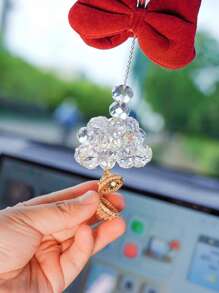 Wind Chime Car Hanging Bow Bell Car Rearview Mirror Pendant Car Decoration