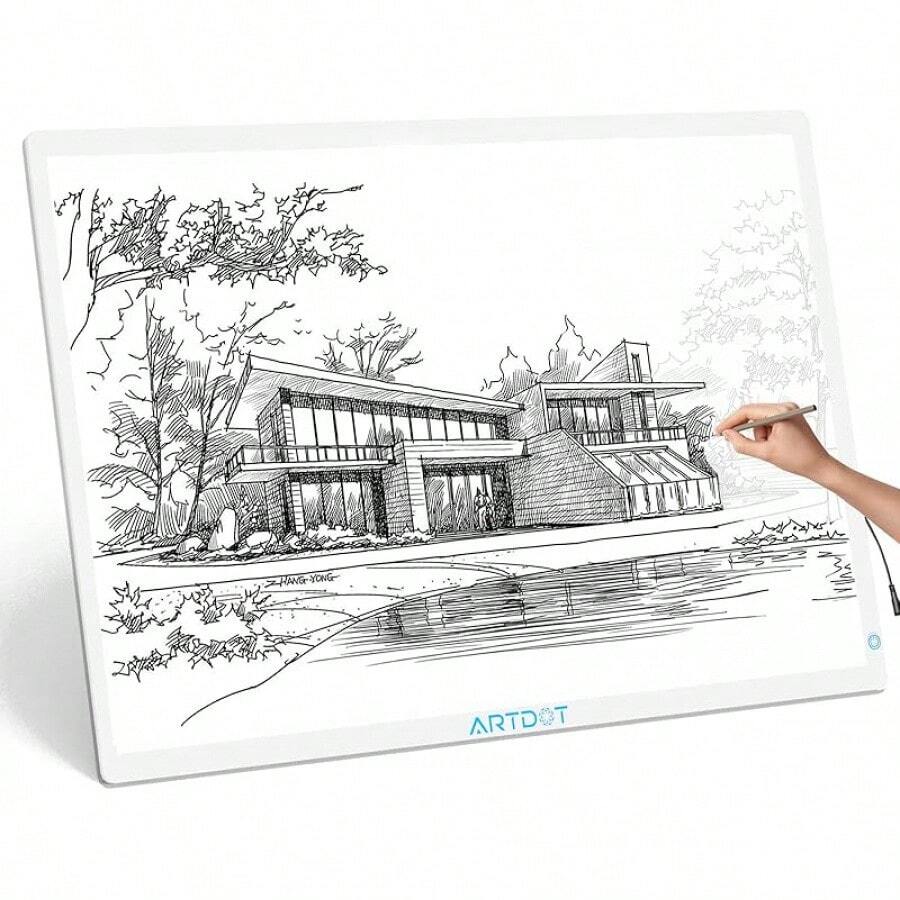 A1 Large LED Light Pad For Diamond Painting AC Powered Light Board Kit Adjustable Brightness Light Box Drawing For 5D Diamond Painting Kits - A1 Light Pad - View 1