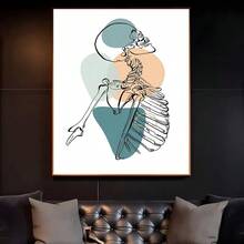 1 pièce Affiche murale de peinture d'art d'anatomie médicale abstraite, décoration de maison, salon, chambre à coucher, bar, cadeau optionnel avec cadre - Multicolore - Voir 29