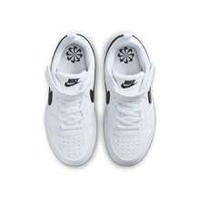 Nike 男童 COURT BOROUGH LOW RECRAFT BPV 休闲低帮运动鞋，款式：DV5457-104 - 白色 - 查看 6